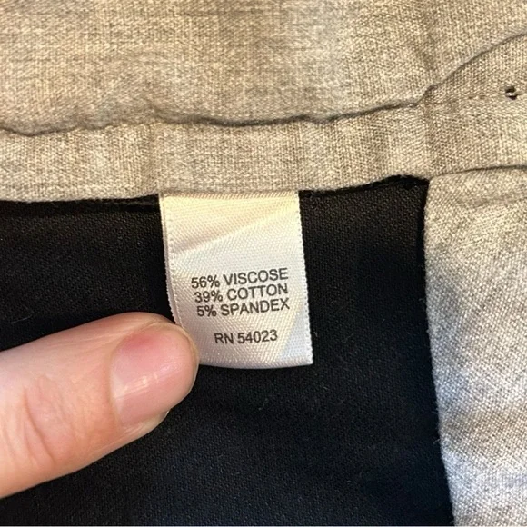 Banana Republic sz 6 The Sloan Fit Pants Flat front  black stretchy - Picture 7 of 12